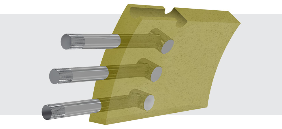 T-bolt root connection