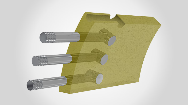 T-bolt root connection